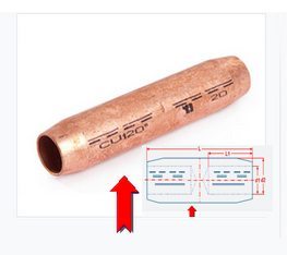 Cu Non-Tension Compression Joint 10-30 kV with Blind Hole According to DIN